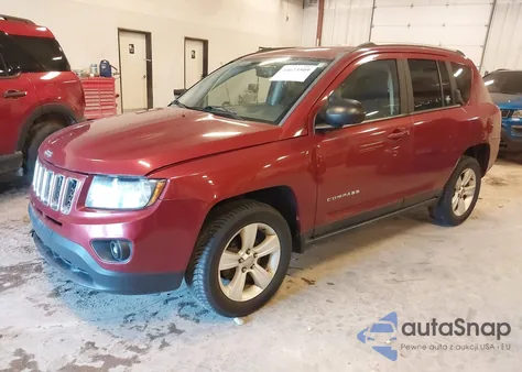 2016 Jeep Compass Sport из США, поврежденный, VIN 1C4NJDBB1GD617676